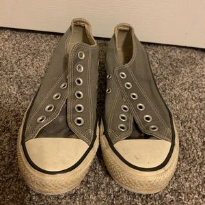 Grey converse all-stars